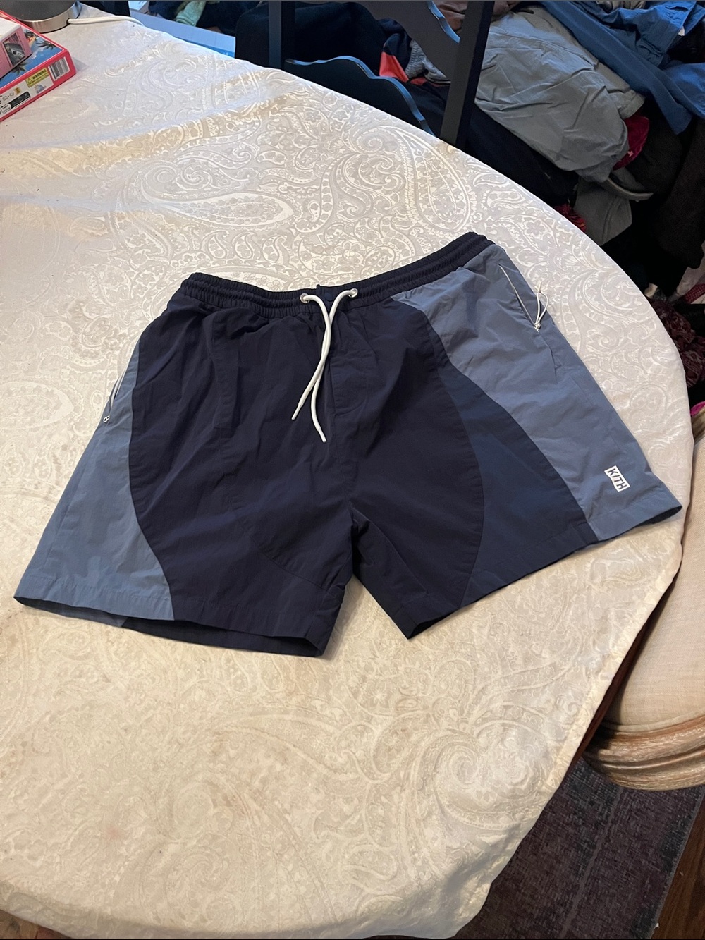 Kith Madison Shorts IV Nocturnal Blue Size XL DEADSTOCK EUC